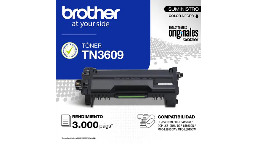 Brother TN-3609 | Toner Original 2