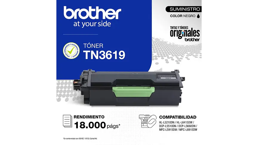 Brother TN-3619 | Toner Original 2