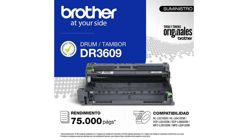 Brother DR-3609 | Tambor Original 2