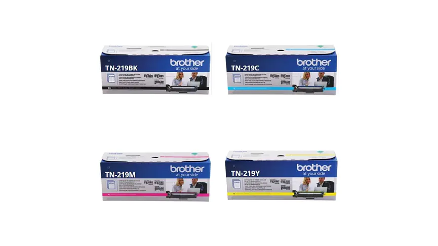 Pack 4 Colores Brother TN-219 Negro + Cyan + Magenta + Amarill... 2