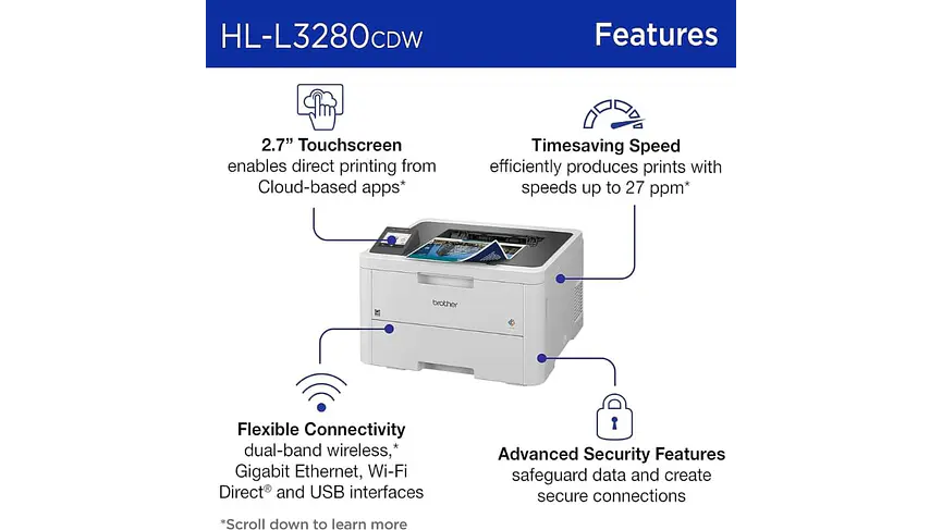 HL-L3280CDW Brother | Impresora Láser Color 3