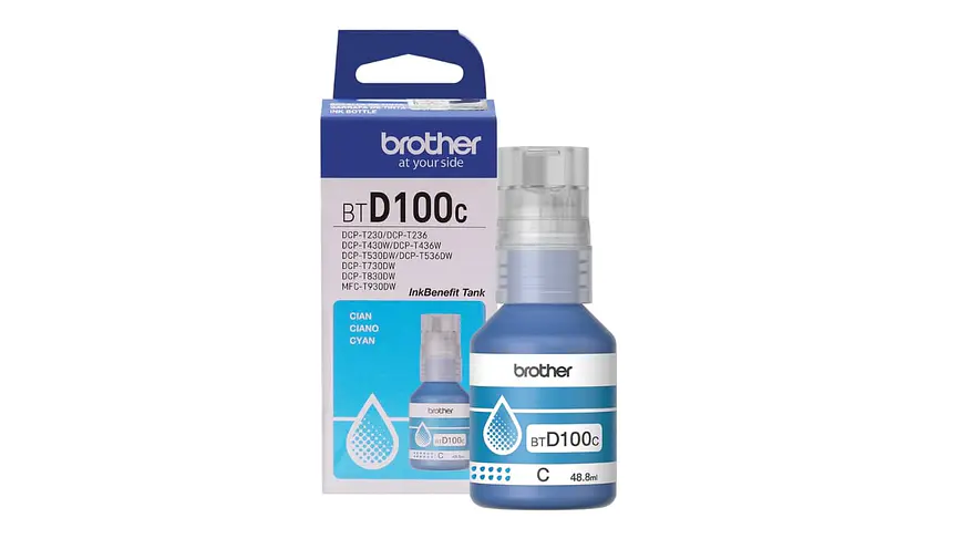 Brother BTD100C Cyan | Tinta Original 1