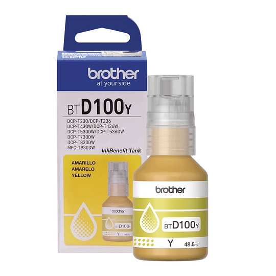 Brother BTD100Y Yellow | Tinta Original