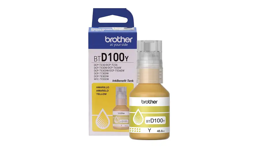 Brother BTD100Y Yellow | Tinta Original 1