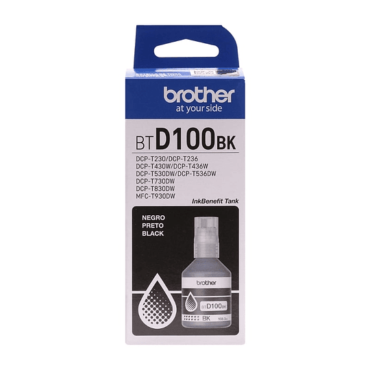 Brother BTD100BK Black | Tinta Original