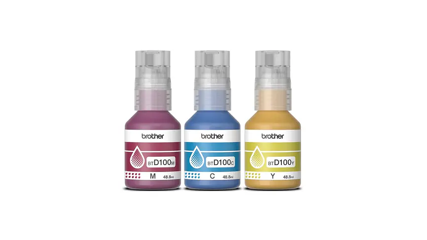 Brother Pack de 3 Colores BTD100 | Tinta Original 3