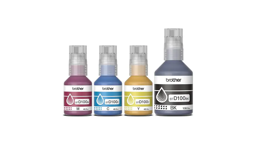 Brother Pack 4 Colores BTD100 C/M/Y/BK | Tinta Original 3