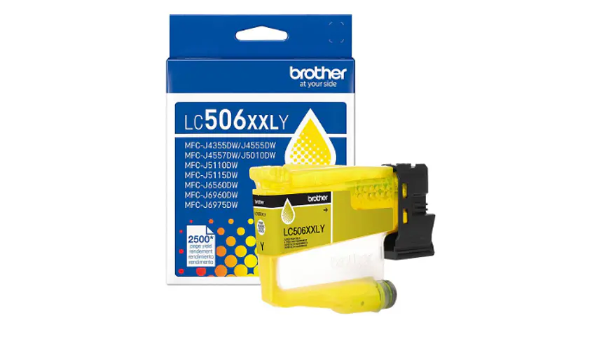 Brother LC506 XXL Amarillo | Alto Rendimiento | Tinta Original 1