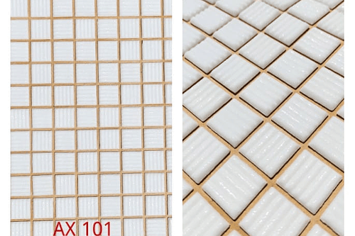 Mosaicos linea lisa 225 unidades L1 blanco 