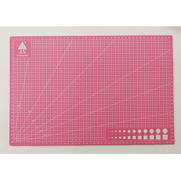 Base de corte doble  45*30 cm rosa