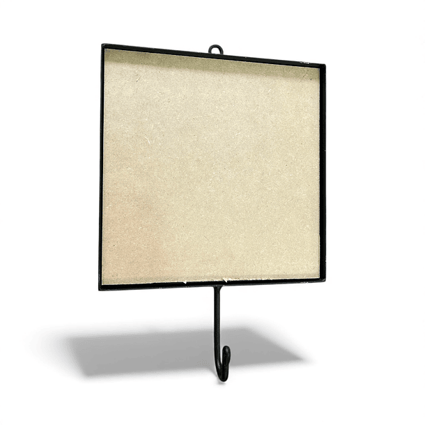 Percha de fierro para mosaico 20x20 cm