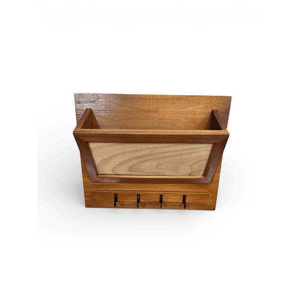 Porta carta y porta llaves 28 x 22.5 cm rauli 1