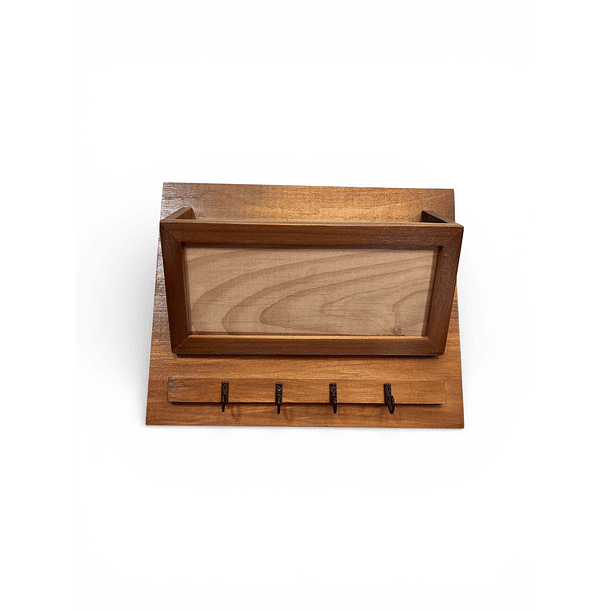 Porta carta y porta llaves 28 x 22.5 cm rauli 2