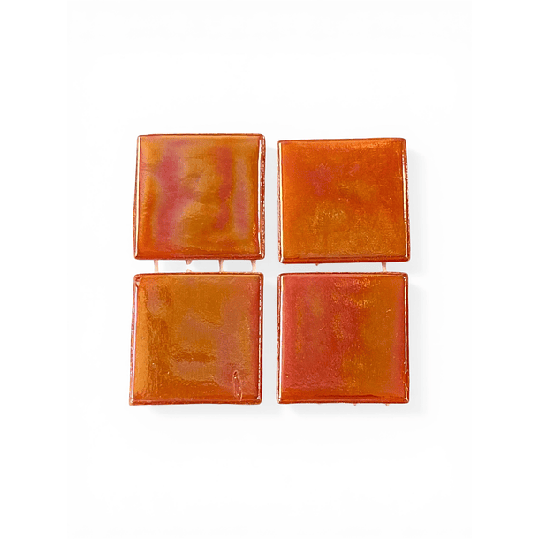 mosaico línea tornasol placa de 56 unidades naranja