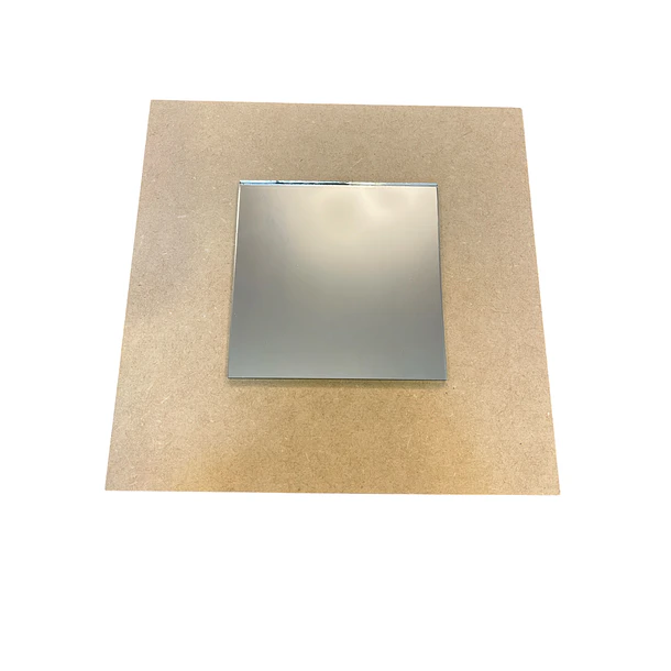 Espejo 20x20 cm listo para colgar base para trabajar  1