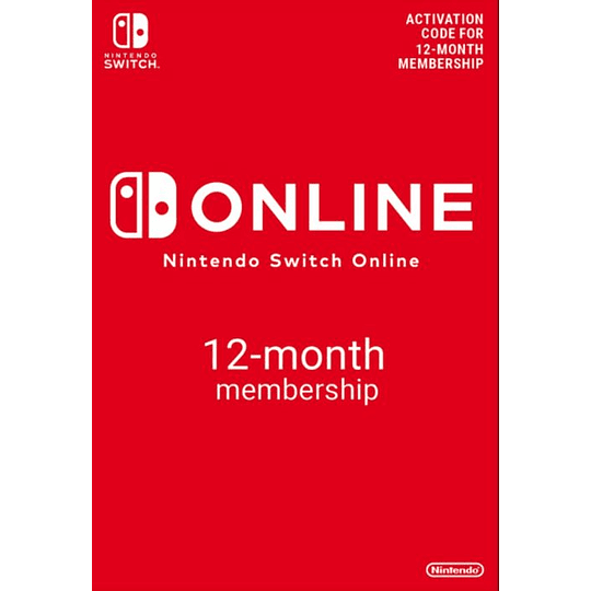 Nintendo Switch Online 12 meses EEUU