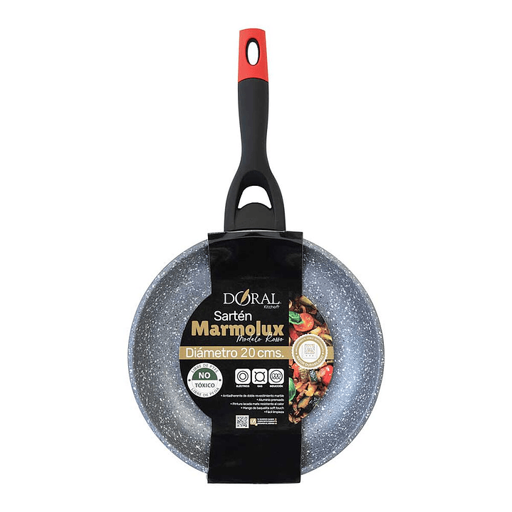 Sartén Doral Marmolux Modelo Rosso de 20 cms 1
