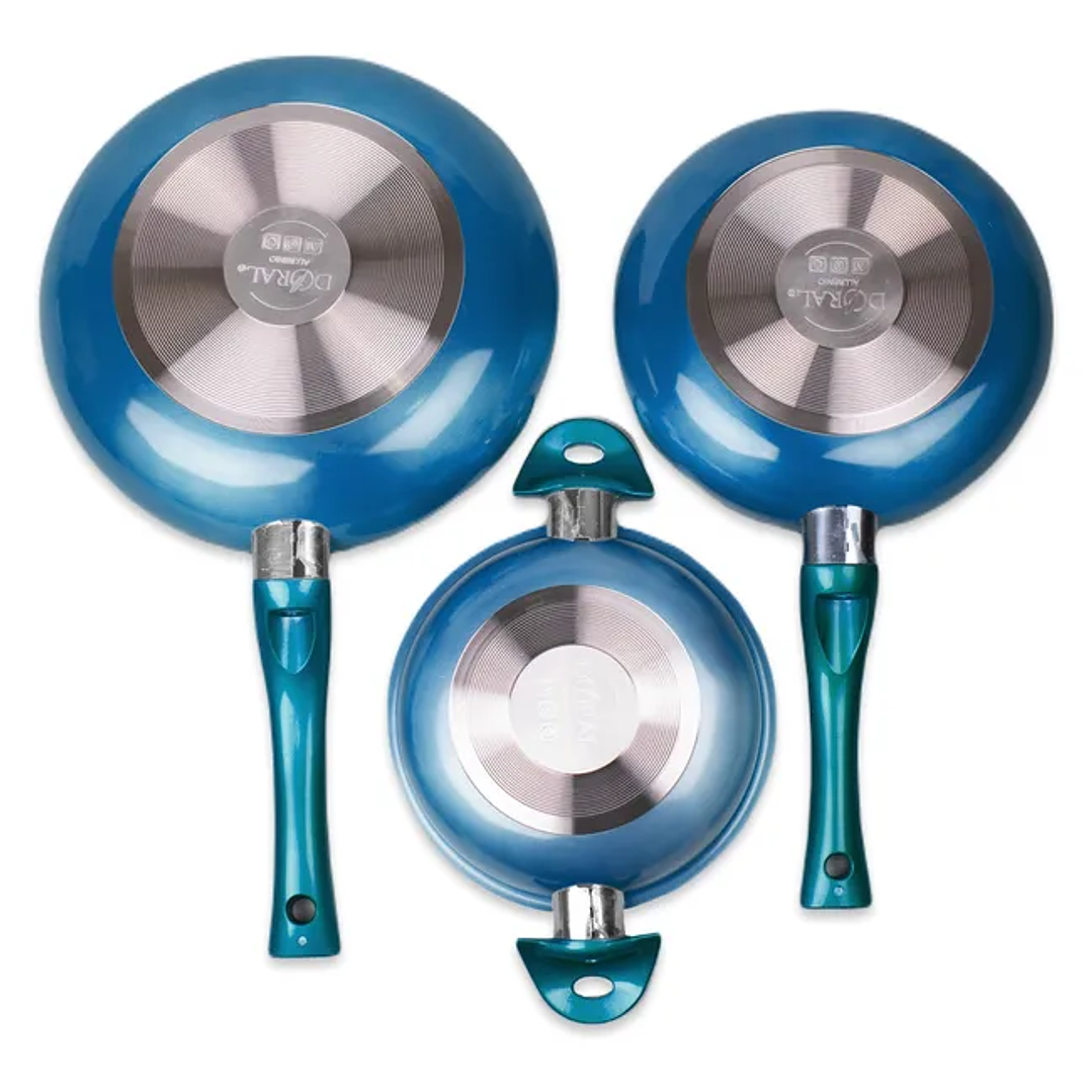 Tri-Pack Sartenes 20+24C+Paila 16Cms Doral 5