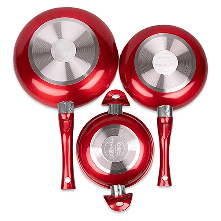 Tri-Pack Sartenes 20+24C+Paila 16Cms Doral 12