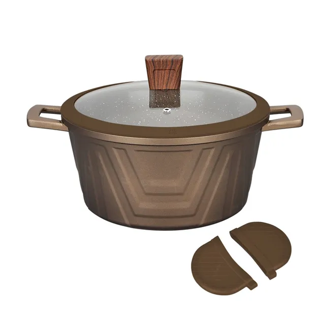 Olla 6 Litros 28 Cm Moonlight Beige Doral 1