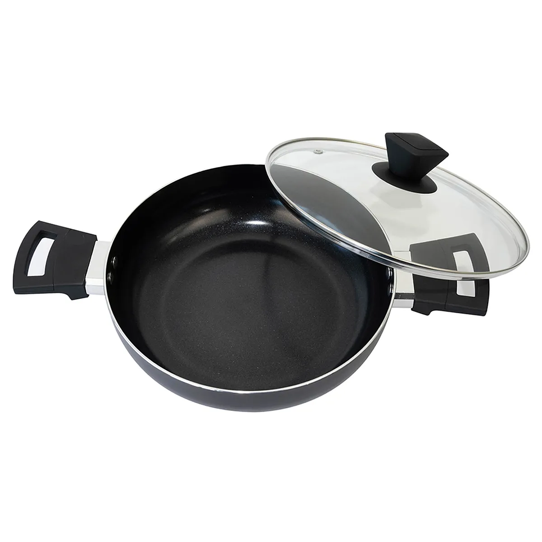 ARROCERA DORAL LOMBARDI CON TAPA 24CM NEGRO 3