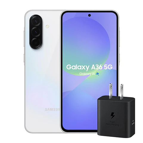 Celular SAMSUNG Galaxy A36 5G 256 GB 8 GB RAM Gris + Cargador