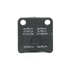 Pastilla de freno negra trasera Mini o delantera DD2 y KZ