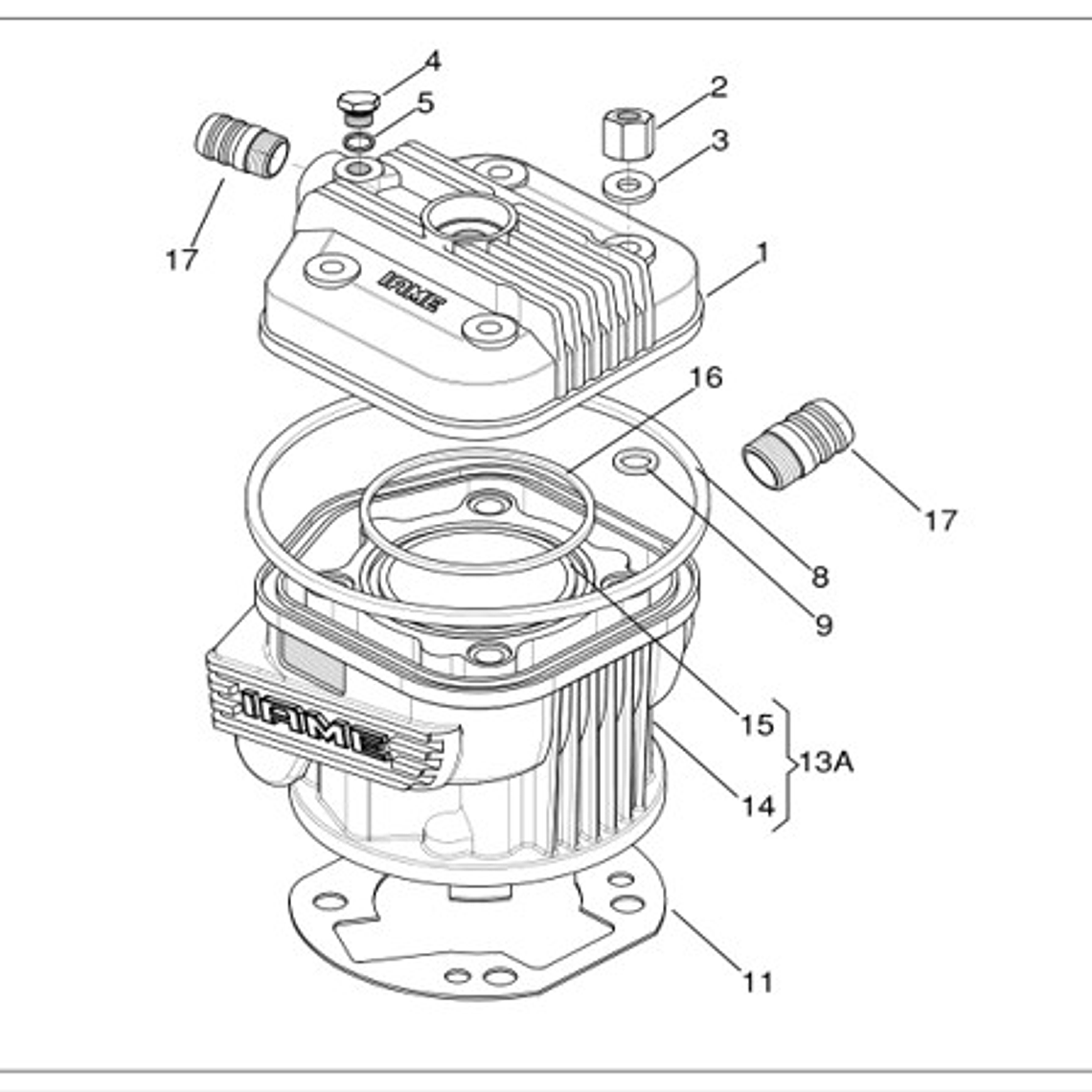 17 - Conector de tubería de agua 1