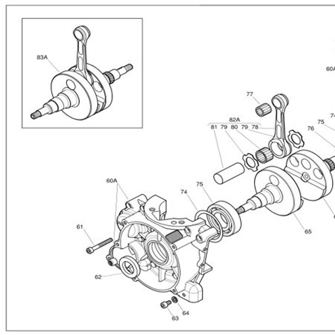 61 - KIT de 20 tornillos Allen 6x45 1