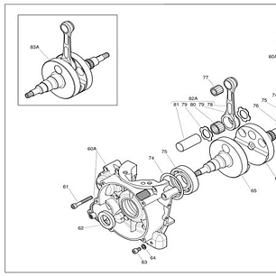 63 - Juego de 20 tornillos TCCE M6x12