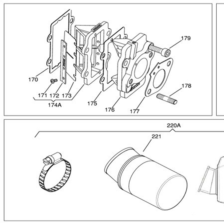 178 - Perno Stud M6x30 1