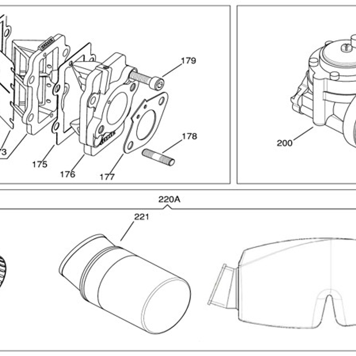 221 - Filtro silenciador de admisión 1