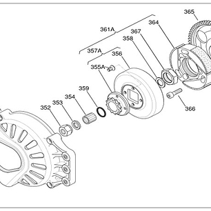 350 - Kit 20 tornillos Allen M6x25