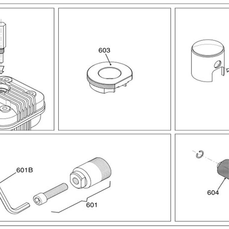 601 - EXTRACTOR DE MAZA DE EMBRAGUE d.45 1