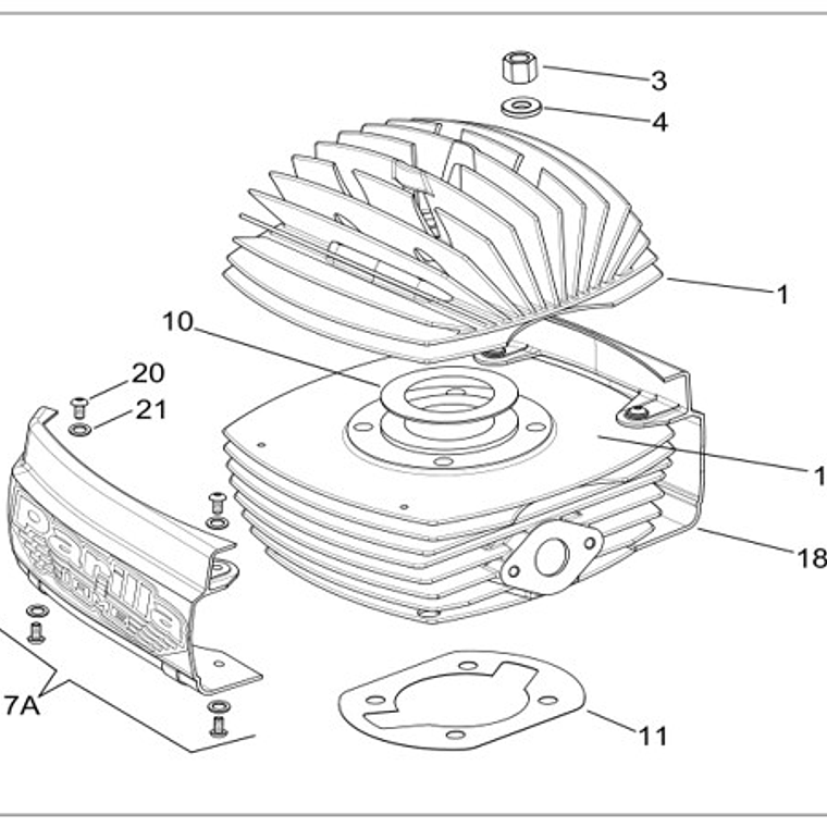 003 - 20 Hexagonales Tuercas Kit M8 1