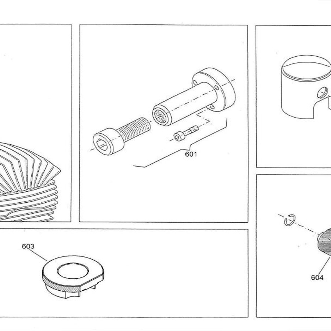 601 - Embrague Extractor Junior/Tag 1