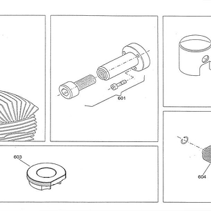 601 - Embrague Extractor Junior/Tag