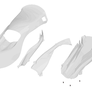 Corbata blanca OM. 2025