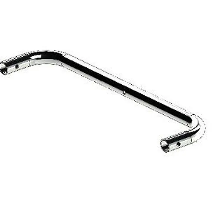 Soporte de trompa o parachoque delantero inferior cromado MINI 1