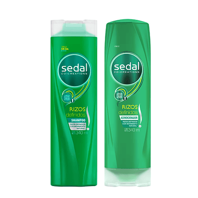 Shampoo + Acondicionador Sedal Rizos Definidos 340 ML