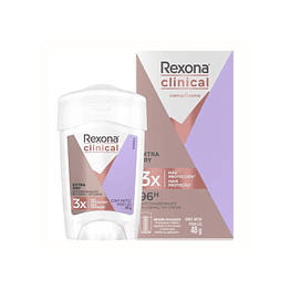 Desodorante Rexona Clinical Creme Extra Dry 48 G