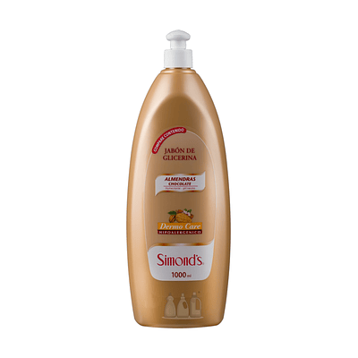 Jabon Simonds Dermo Care Glicerina Almendras Chocolate 1 L