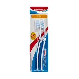 Cepillo Dental Aquafresh Flex Medio X2
