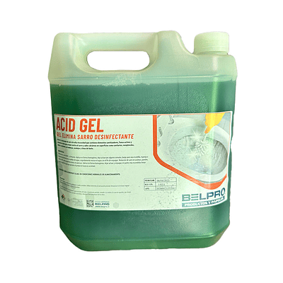 Gel Elimina Sarro Desinfectante 5 lts. Belpro 