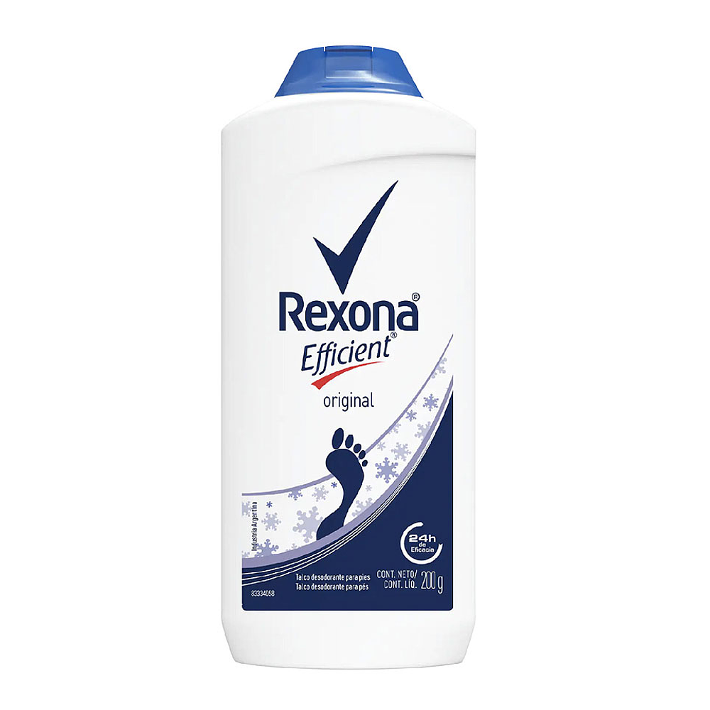 Talco para Pies Efficient Original 200 grs. Rexona