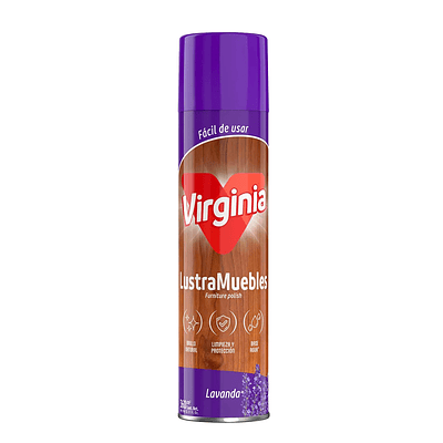 LUSTRA MUEBLES SPRAY VIRGINIA LAVANDA 360 ML.