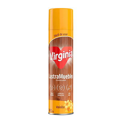 LUSTRA MUEBLES SPRAY VIRGINIA VAINILLA 360 ML.