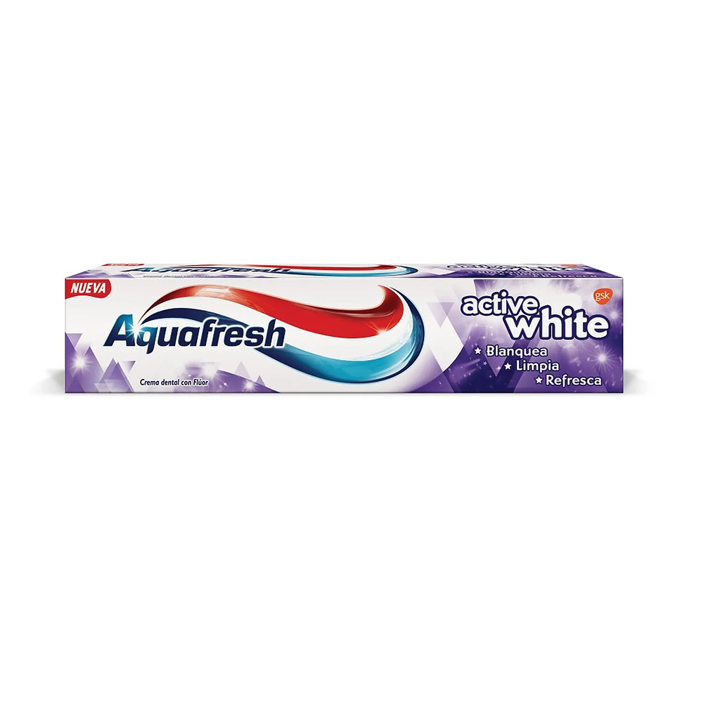 Pasta Dental AquaFresh 160 gr.  Active White 