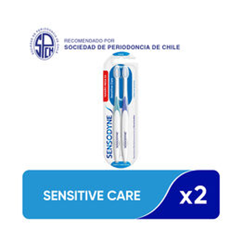 Sensodyne Cepillo Sensitive Care x2