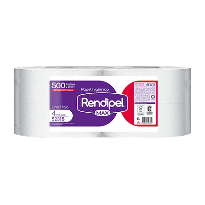 Papel Higiénico H/S 4 X 500 Metros Rendipel